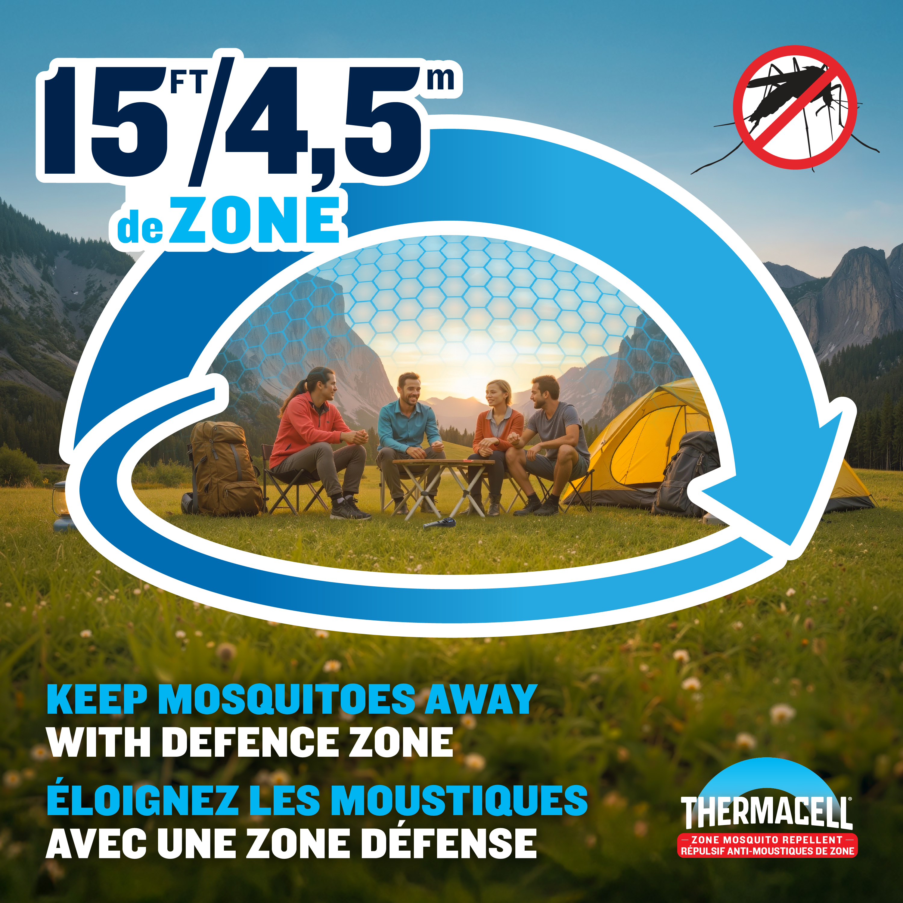 Thermacell Fuel-ZoneGuard Extreme Fuel Powered Mosquito Repeller Fish Pack