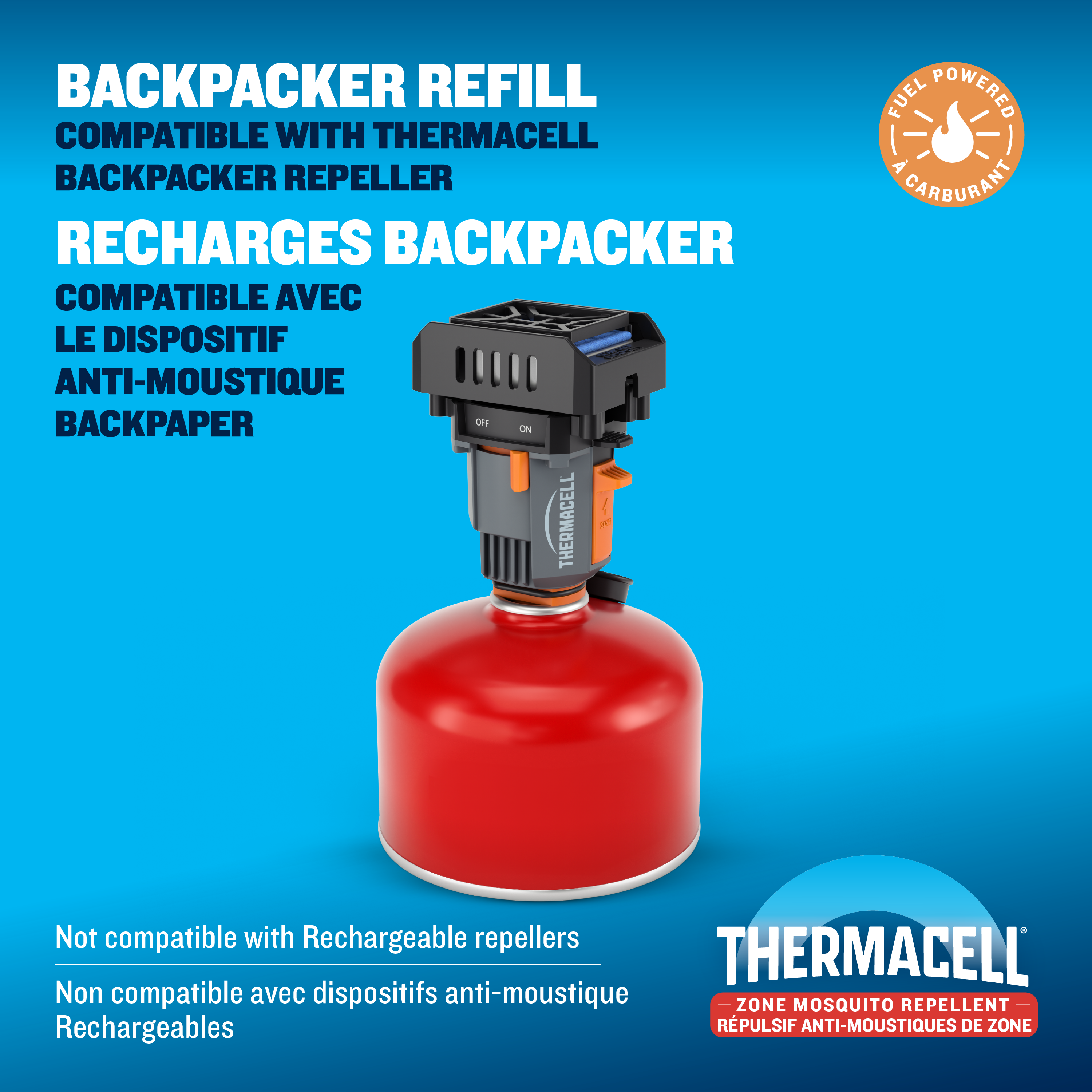Recharge de tapis répulsifs pour répulsif à moustiques Thermacell