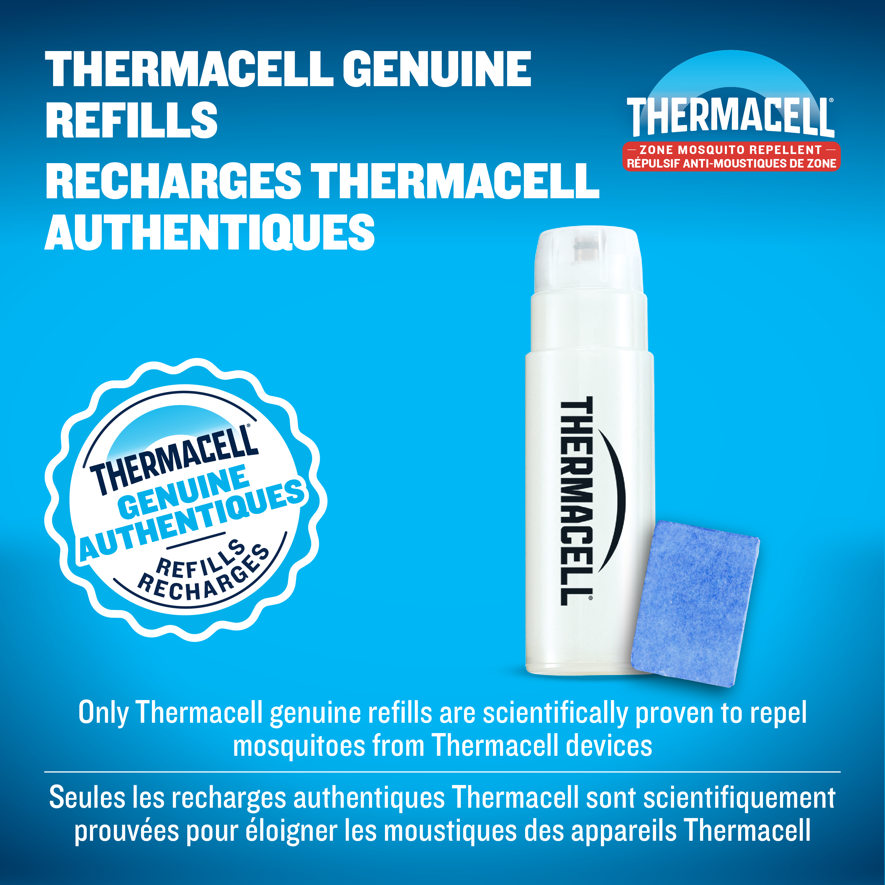 Thermacell Fuel-ZoneGuard Fuel Powered Mosquito Repellent 12-Hr Refill Pack