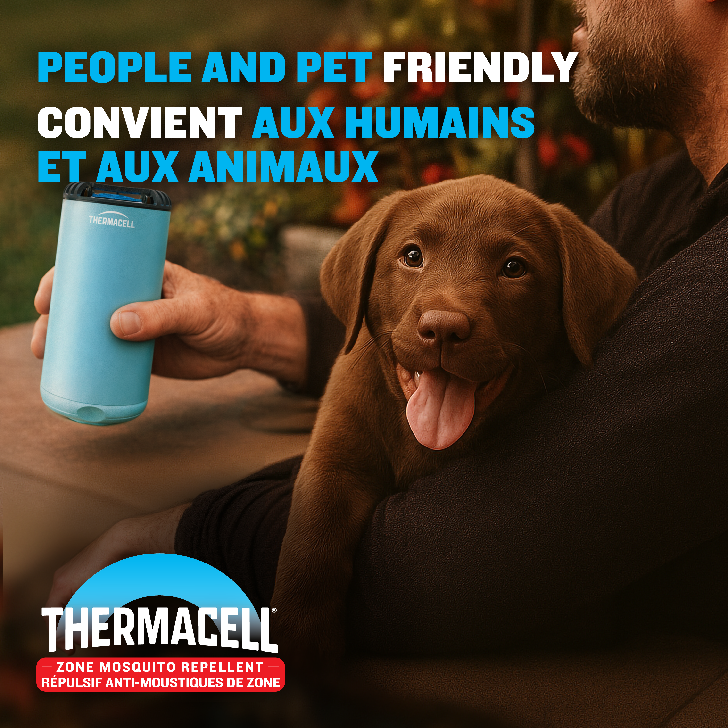 Répulsif à moustiques alimenté par combustible Fuel‑ZoneGuard Base