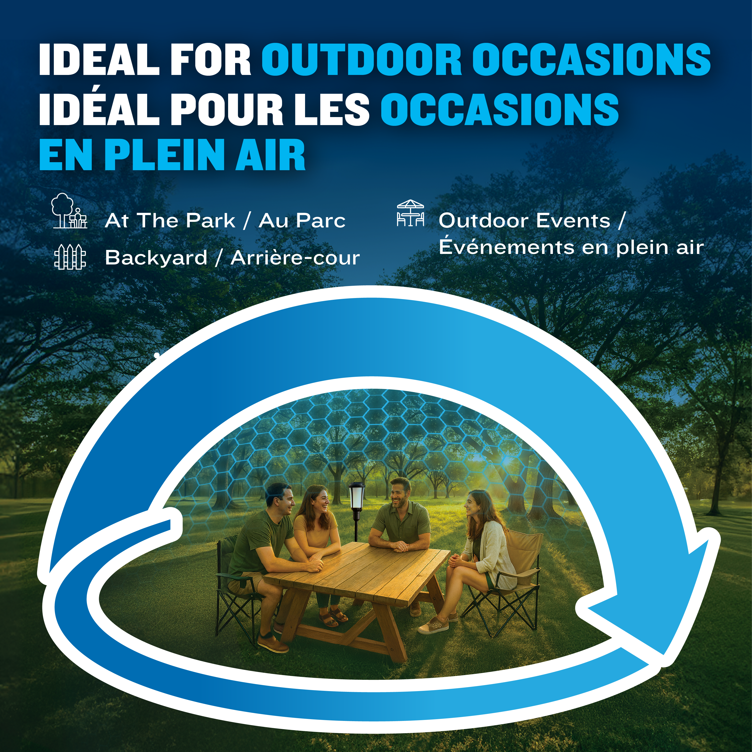 Thermacell Fuel-ZoneGuard Glow Fuel Powered Mosquito Repeller + Torch