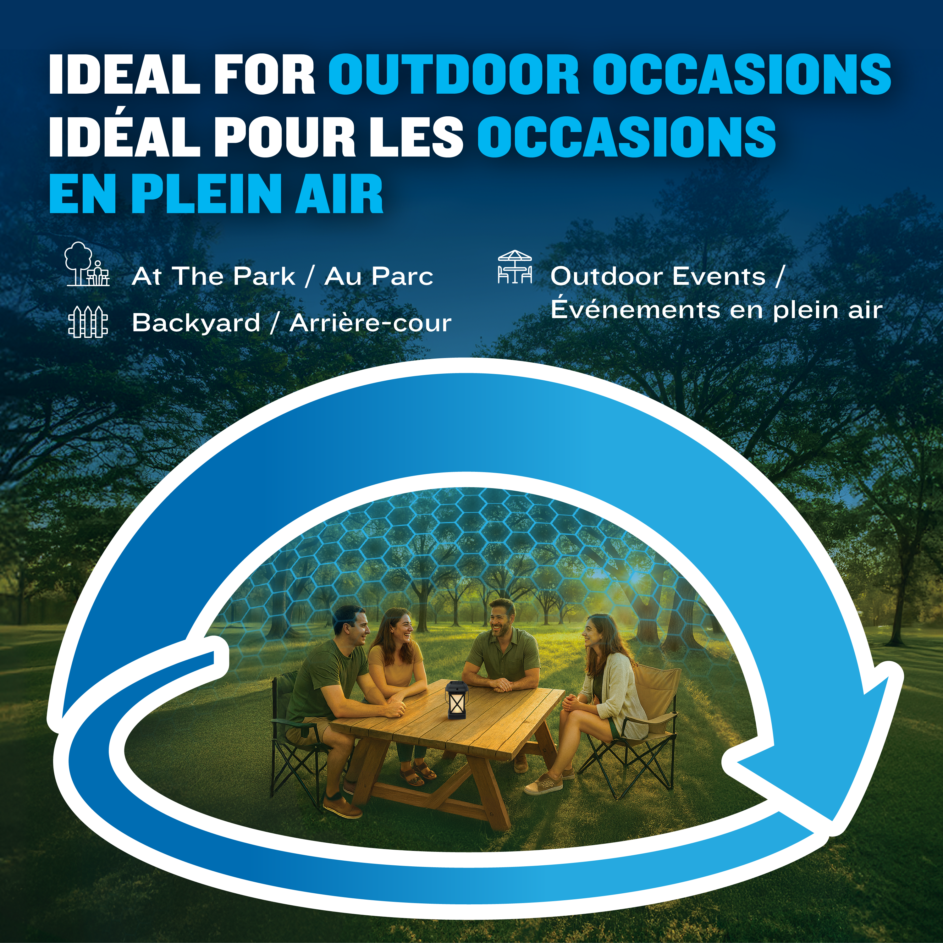 Thermacell Fuel-ZoneGuard Glow Fuel Powered Mosquito Repeller + Lantern