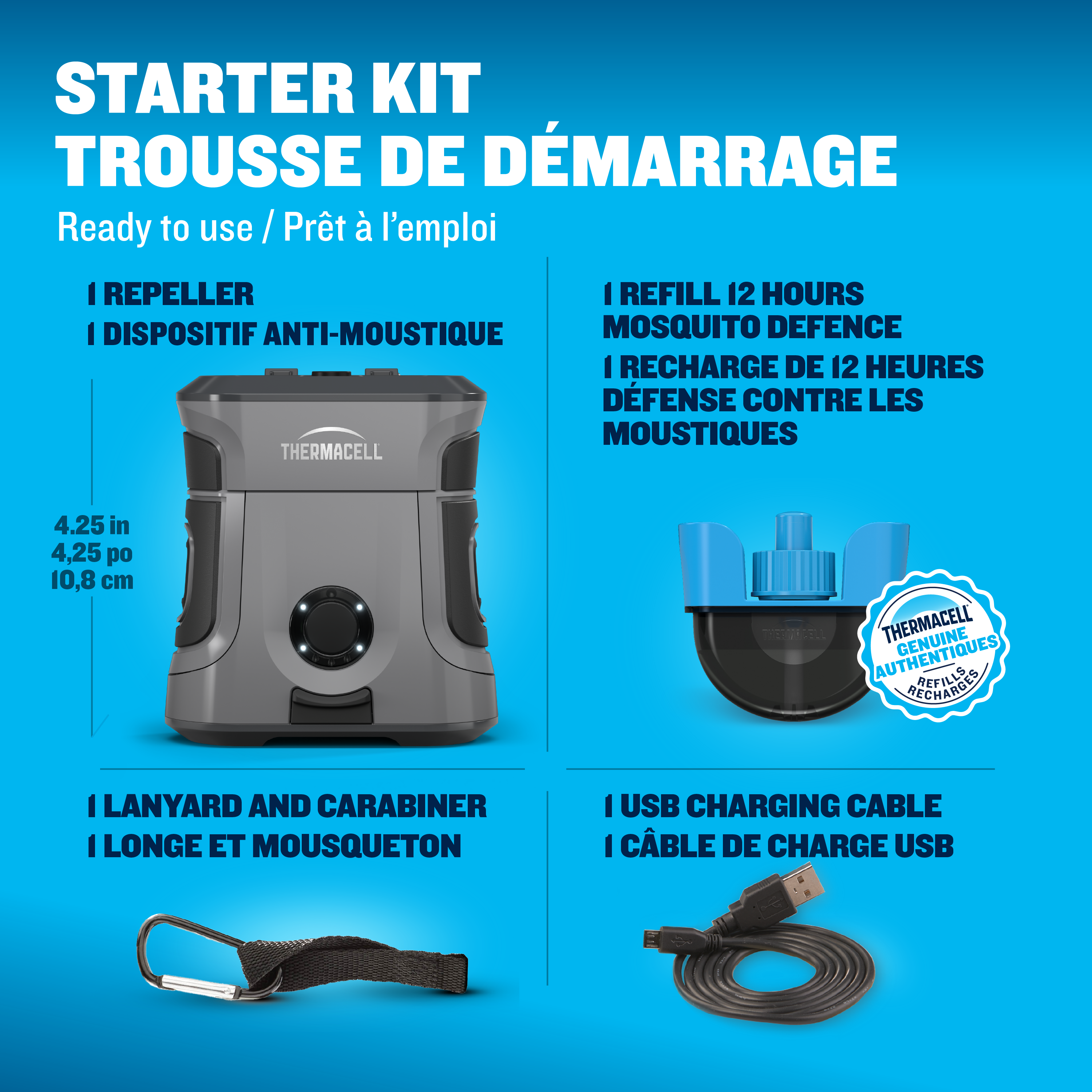 Rpulsif  moustiques rechargeable EZoneGuard Adventure  Groupe Pronature