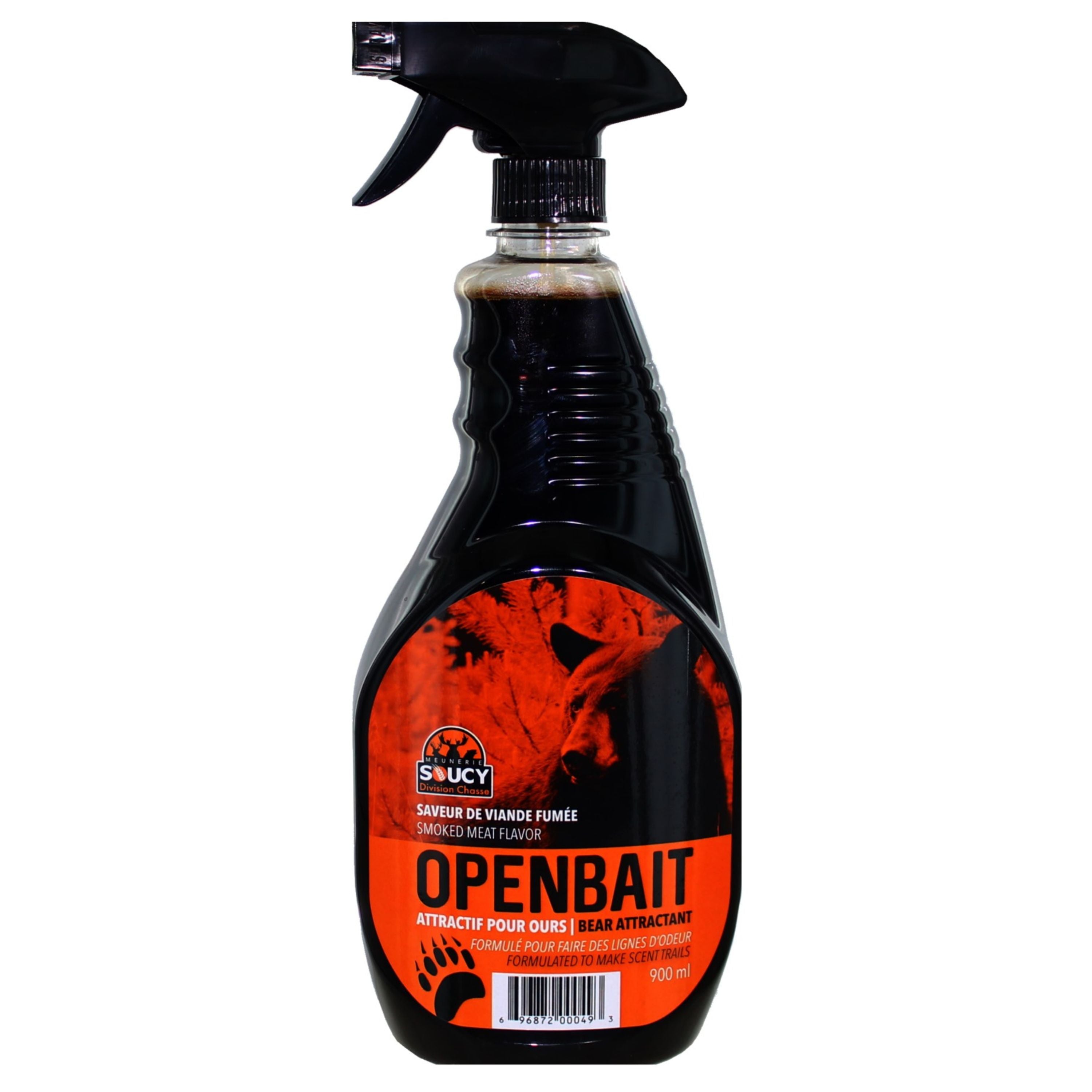 "Open Bait" Smoked meat flavor bear attractant