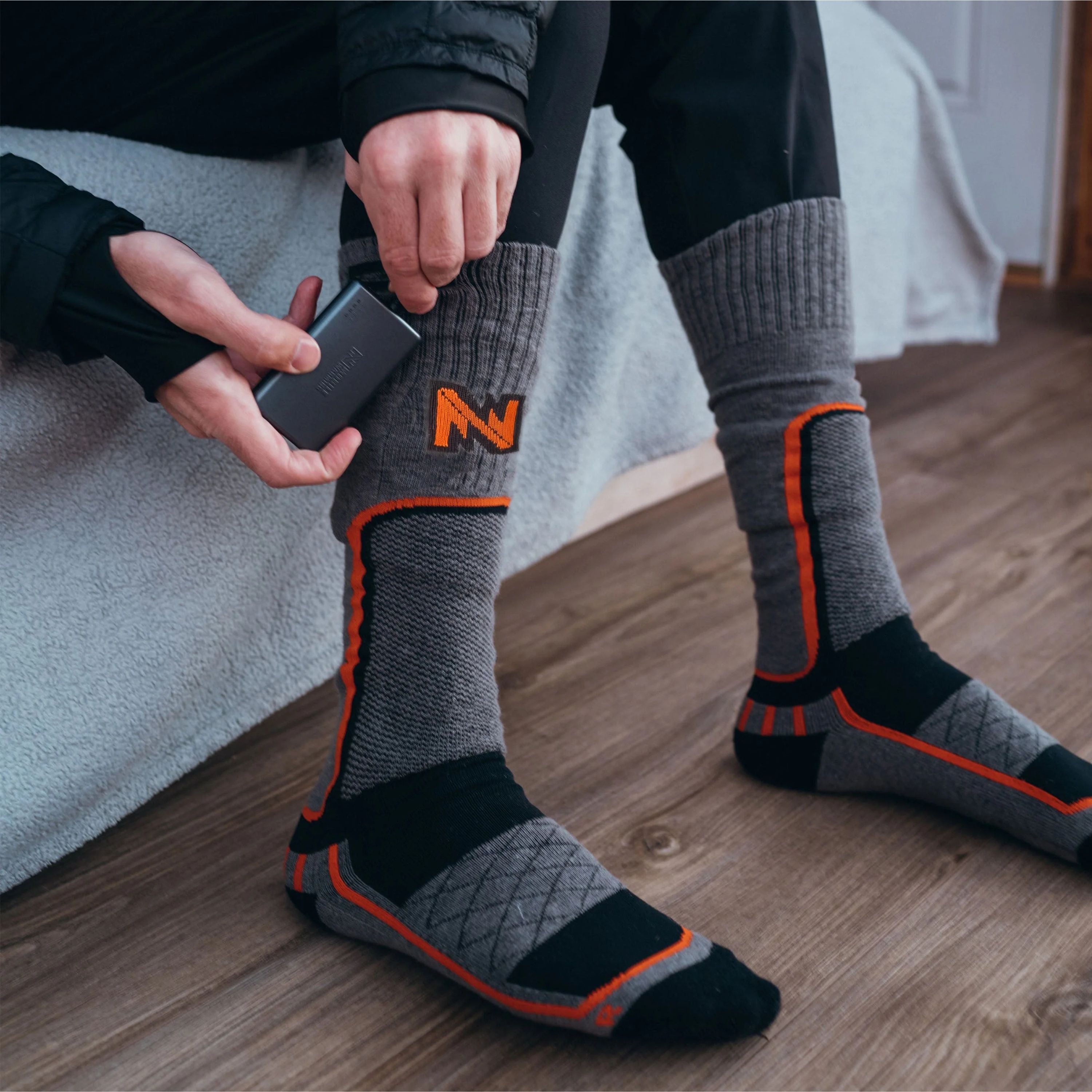 "Premium 2.0" Merino heated socks 3.7V - 2/pkg