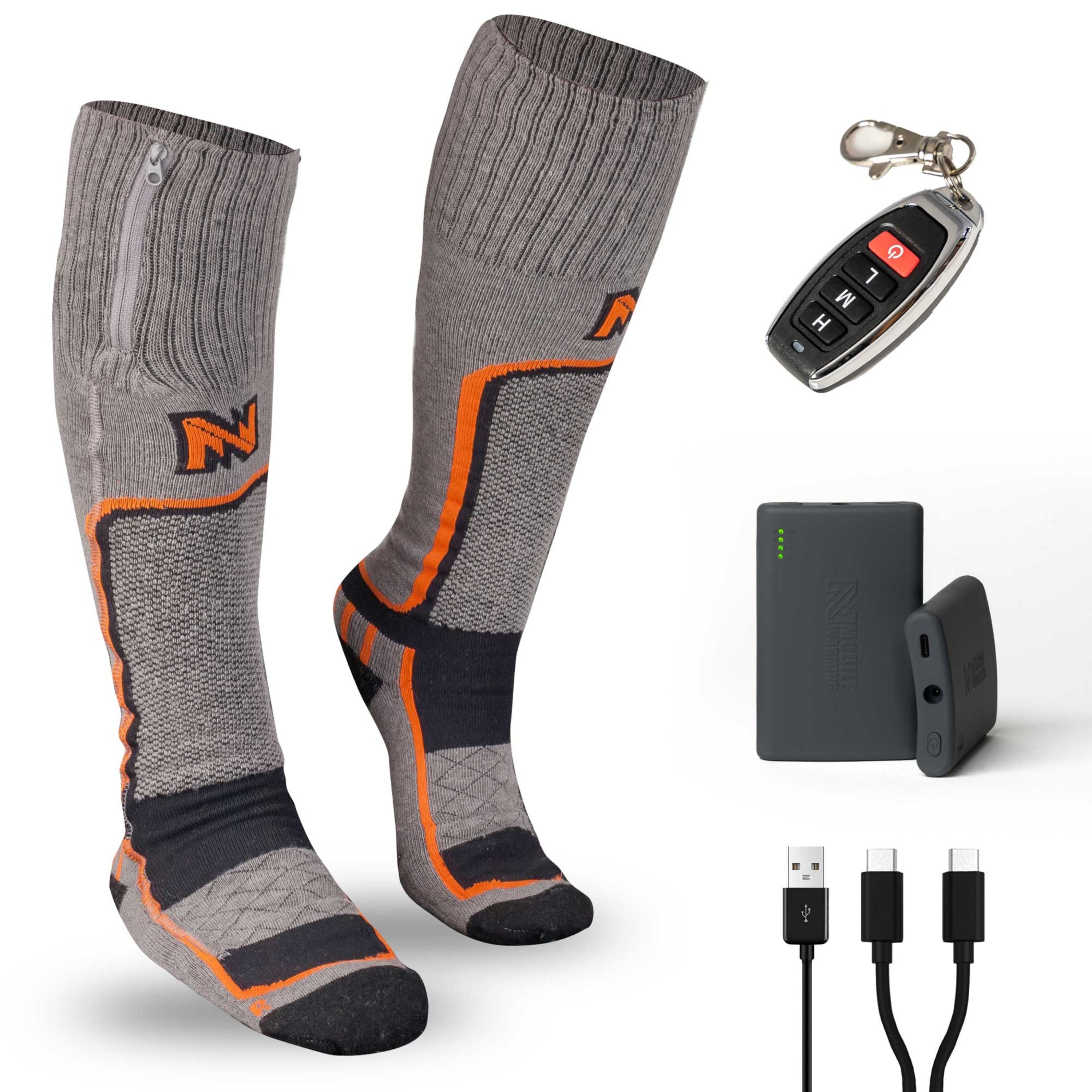 "Premium 2.0" Merino heated socks 3.7V - 2/pkg