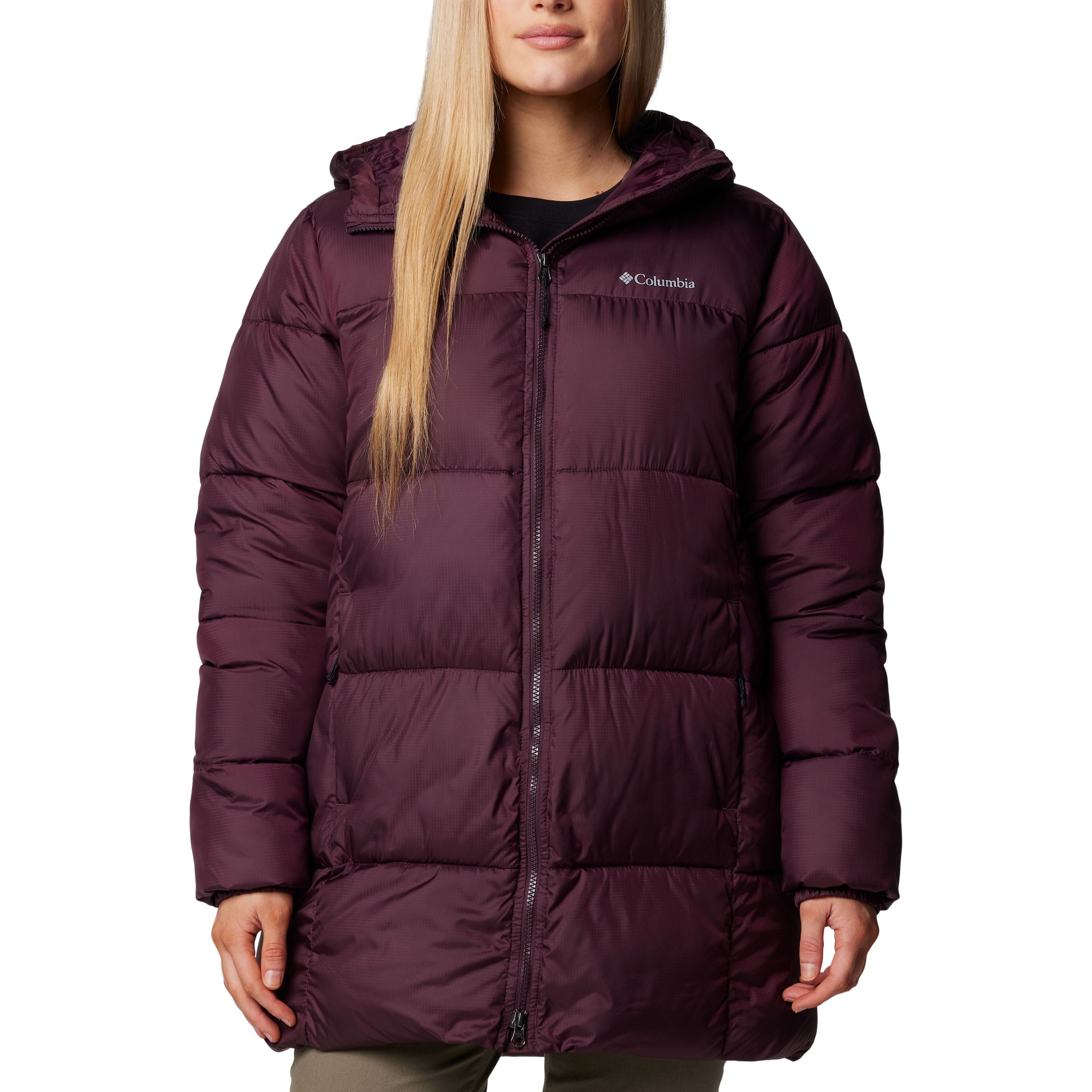 "Puffect" Mid hooded winter jacket - Women's