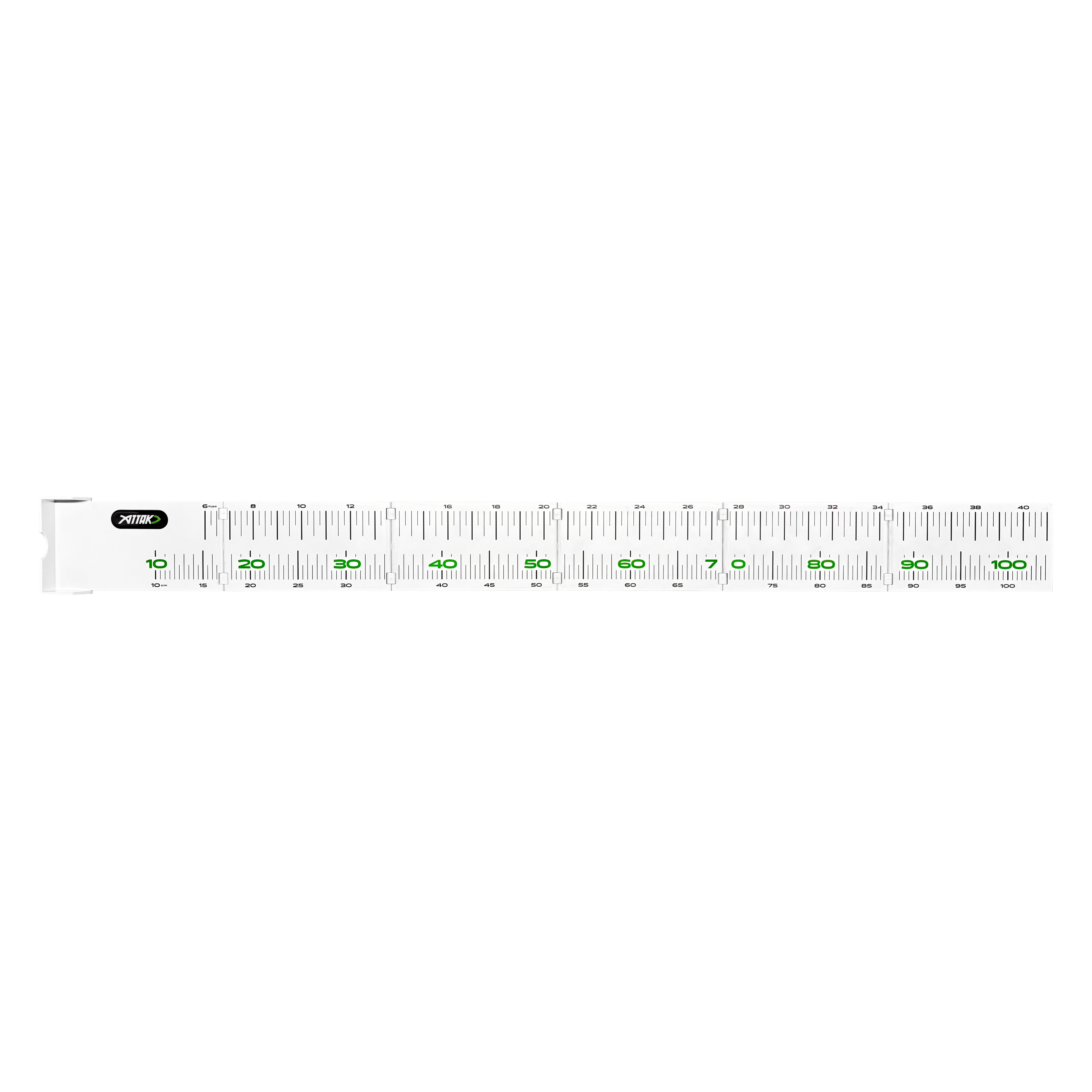 Foldable fishing ruler
