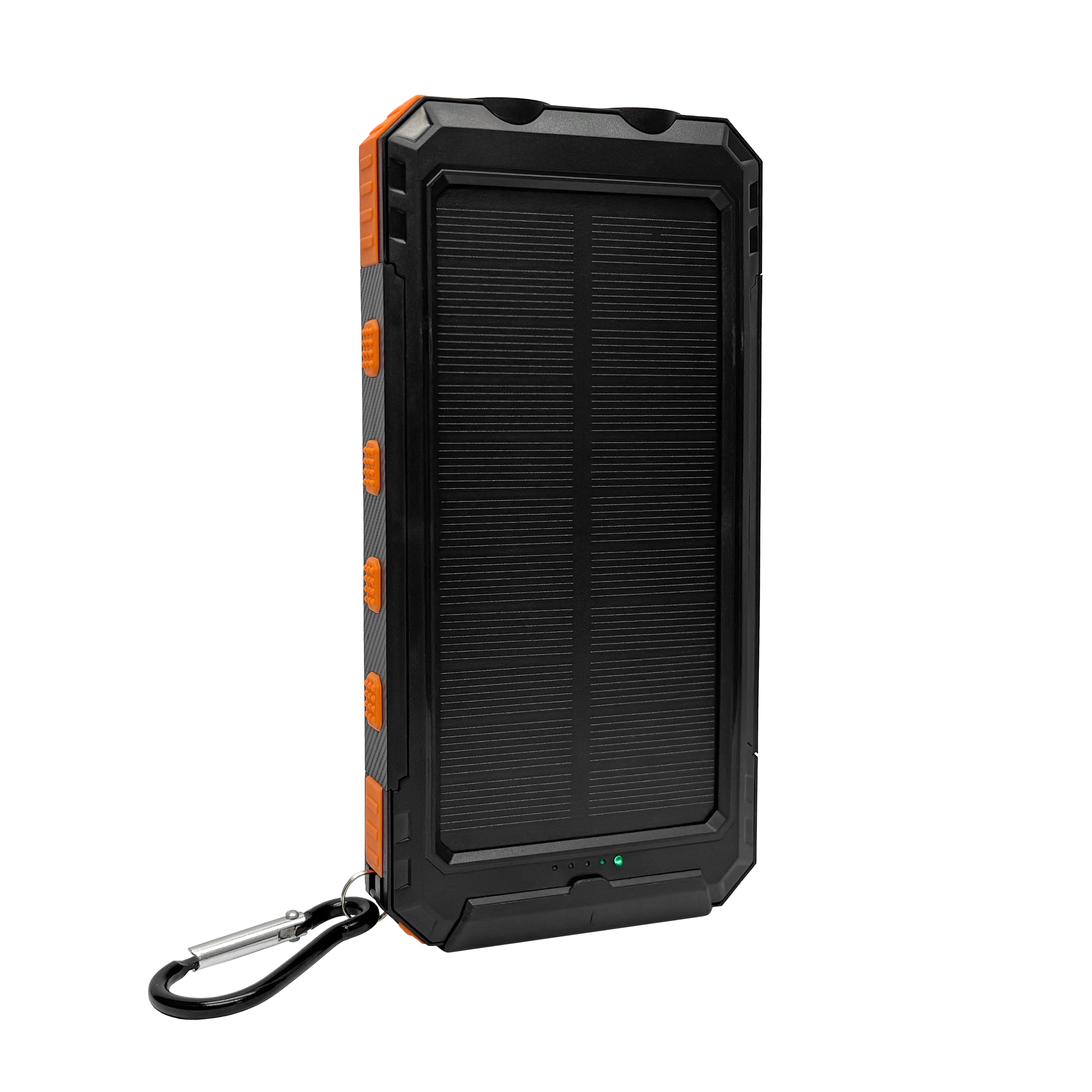 Solar charger with compass