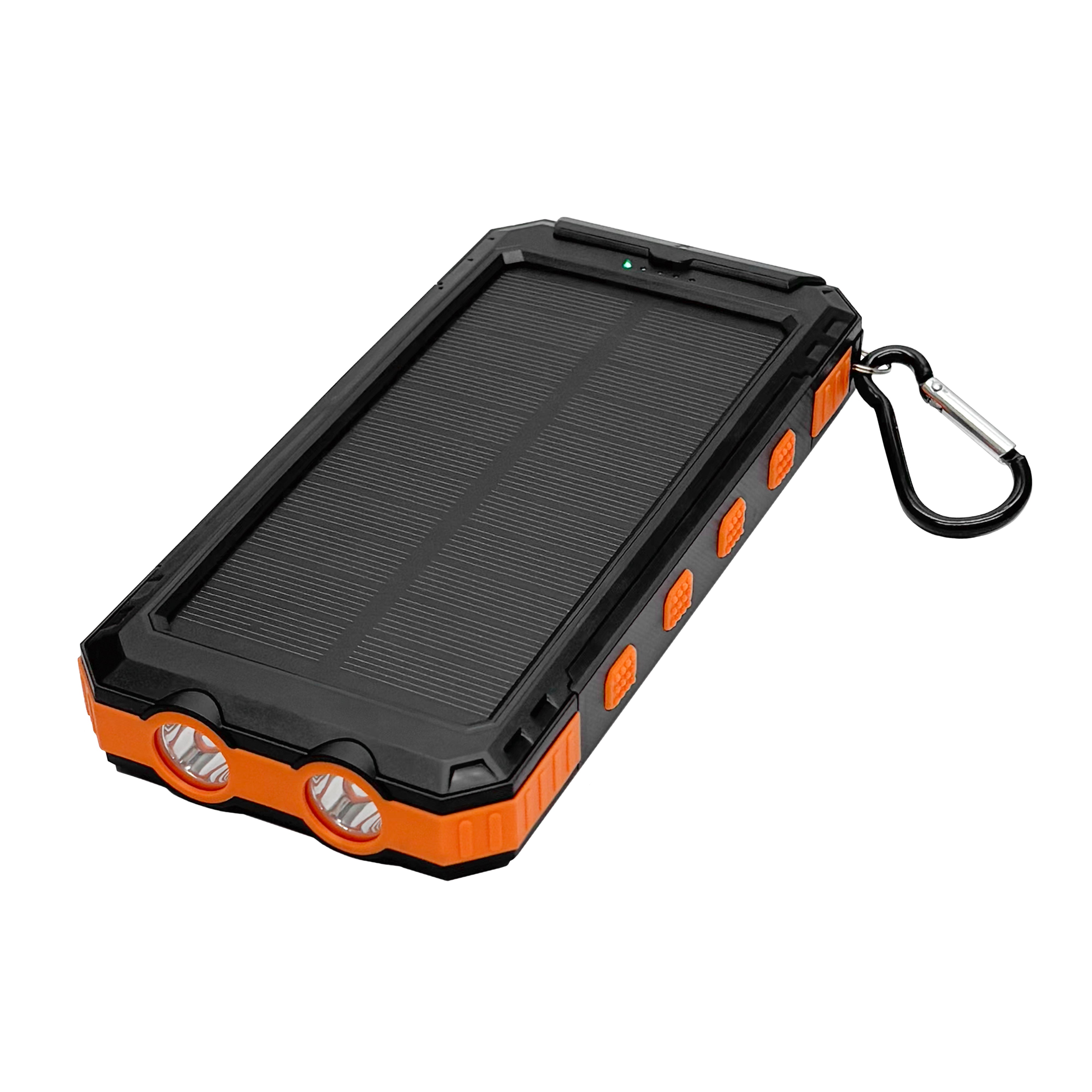 Solar charger with compass
