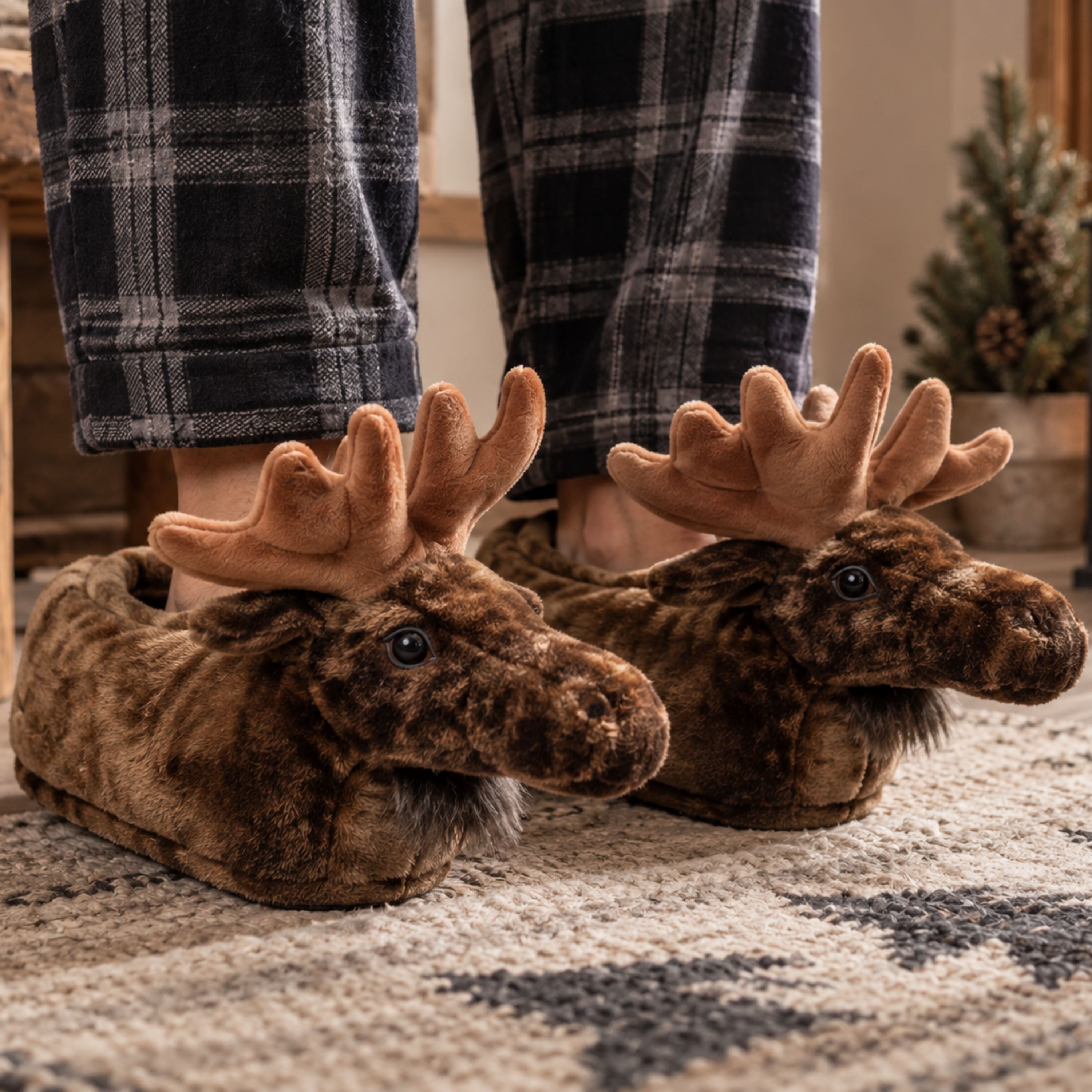 Moose slippers