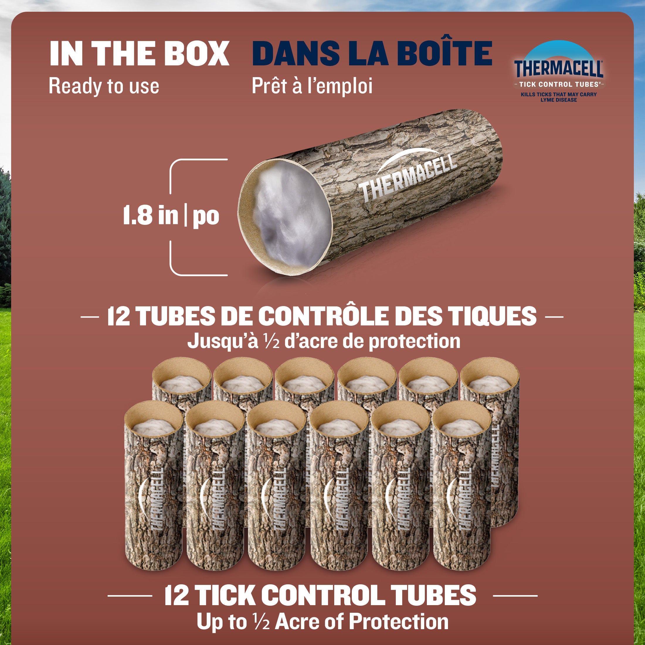 Tick Control Tubes - 12/pkg