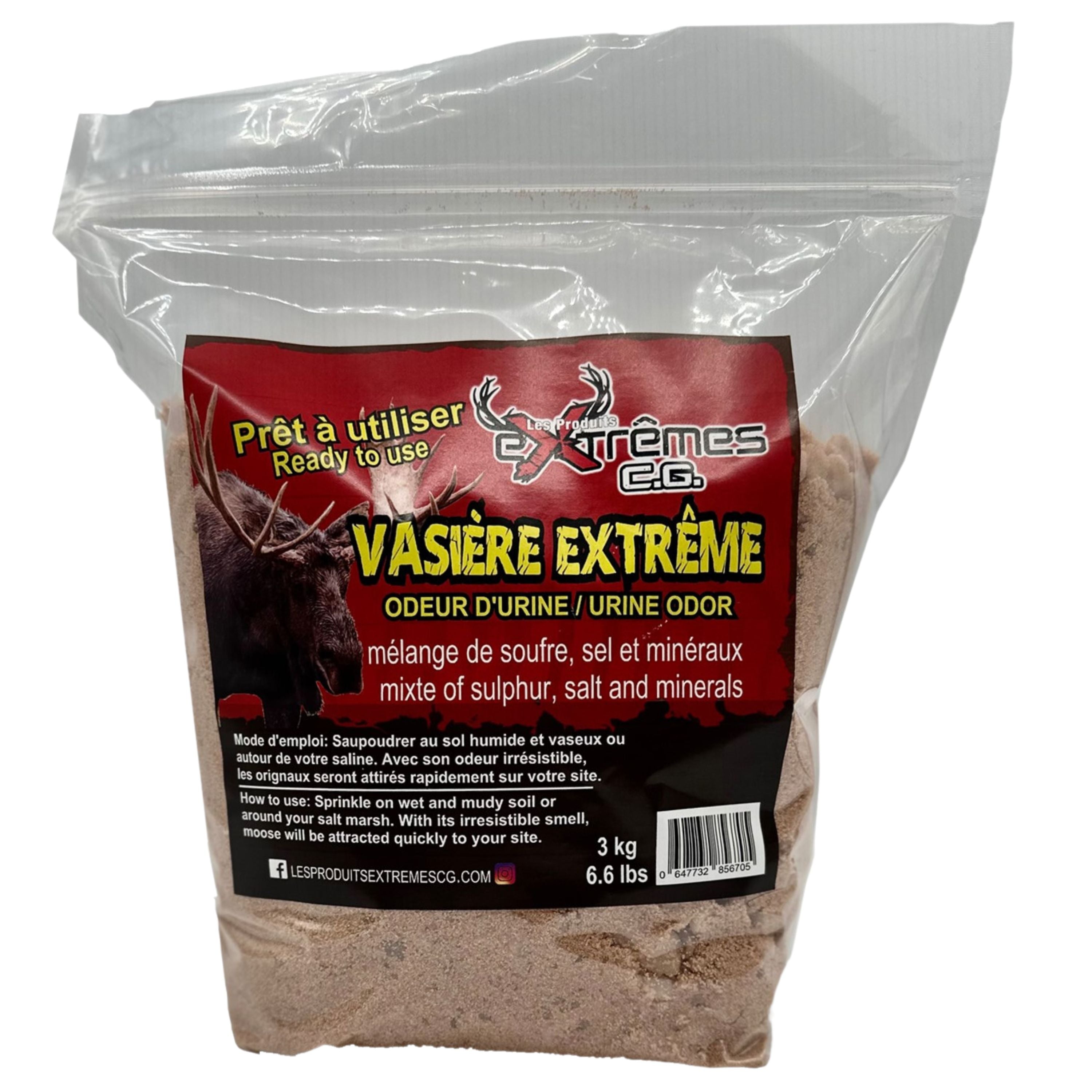 Mudhole saltleak urine odor for moose - 3 kg