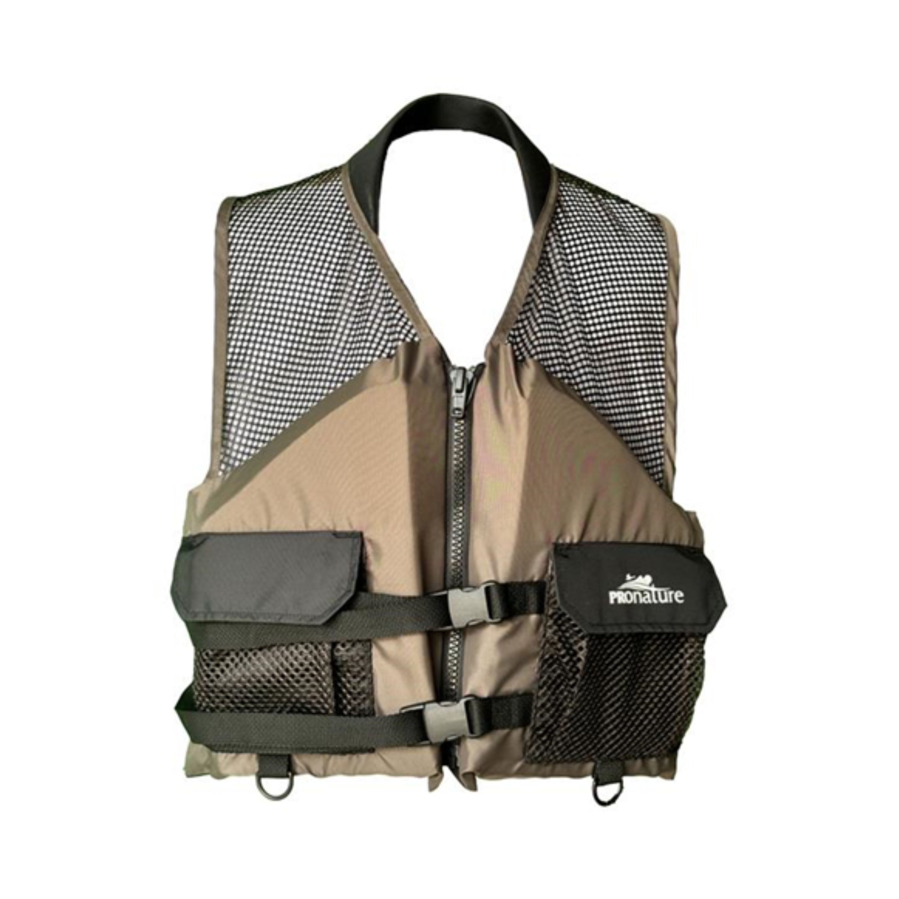 Personal flotation device with mesh