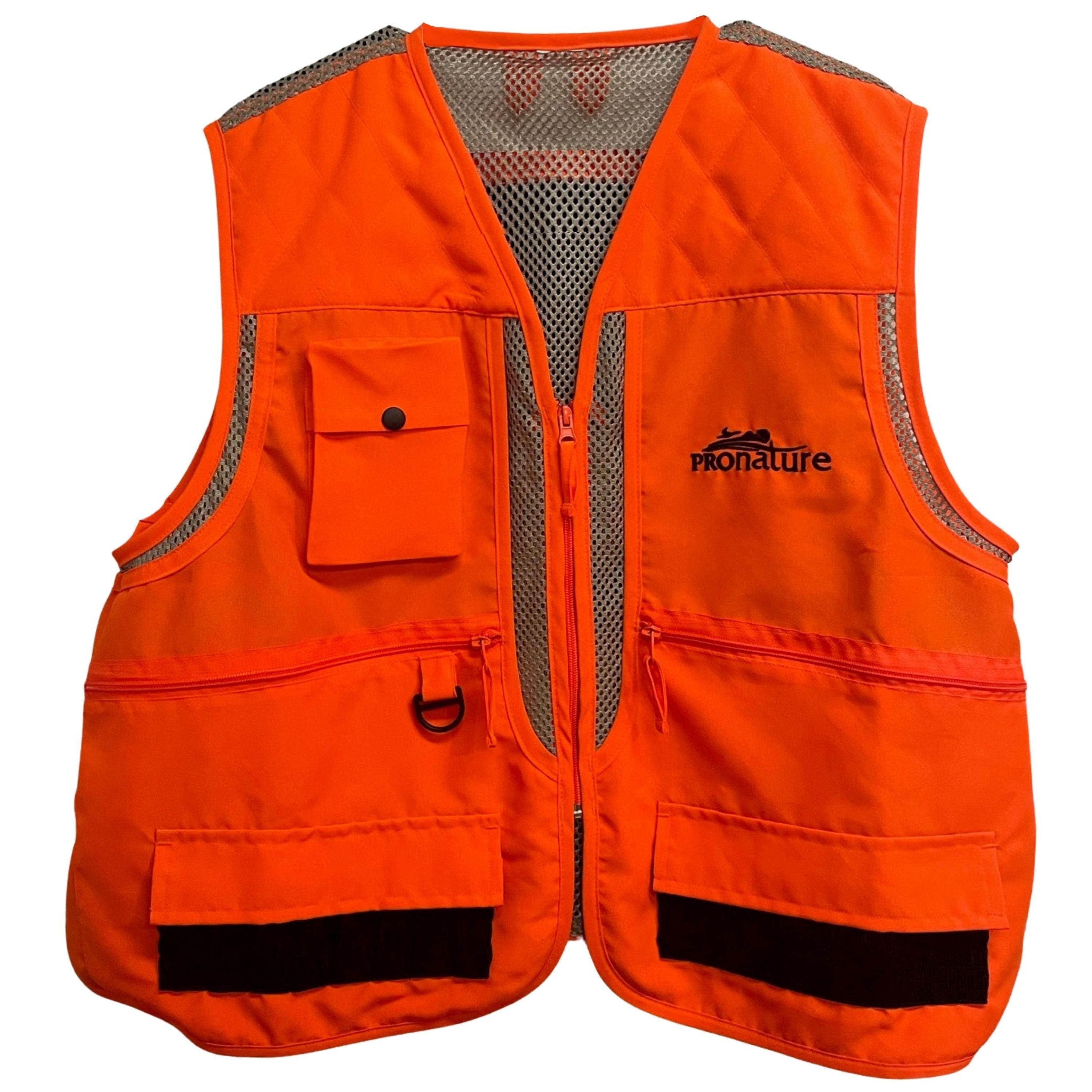 Small game hunting vest with multiple shell holders — Groupe Pronature