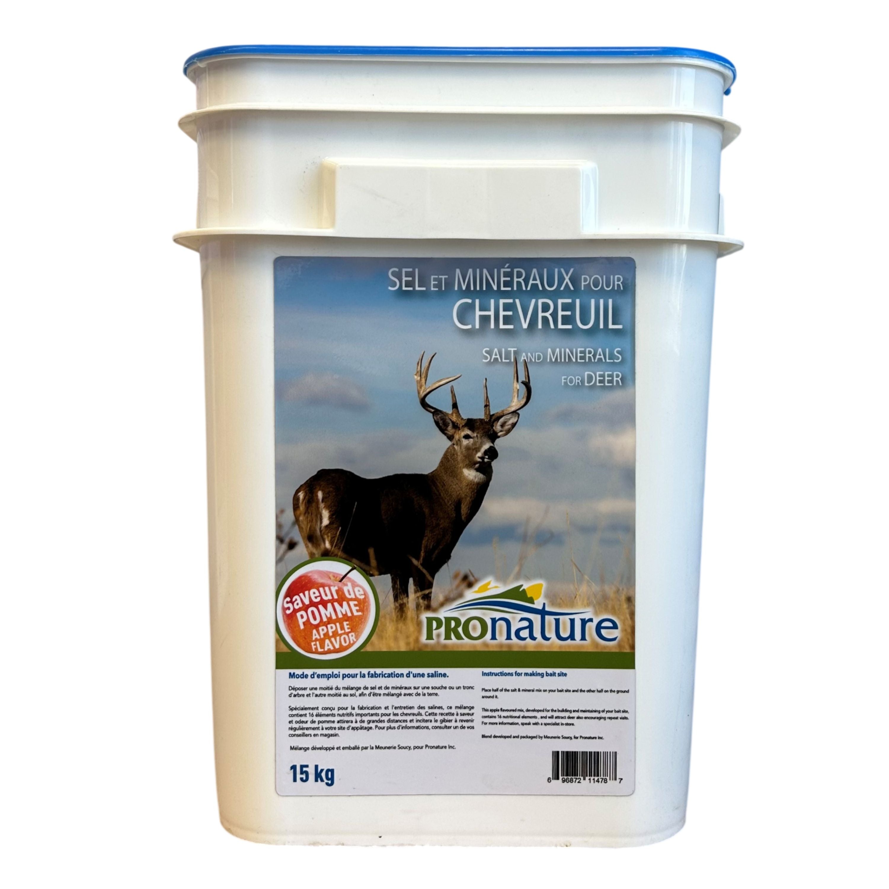 Salts & minerals bucket for deer - 15kg (not tested)