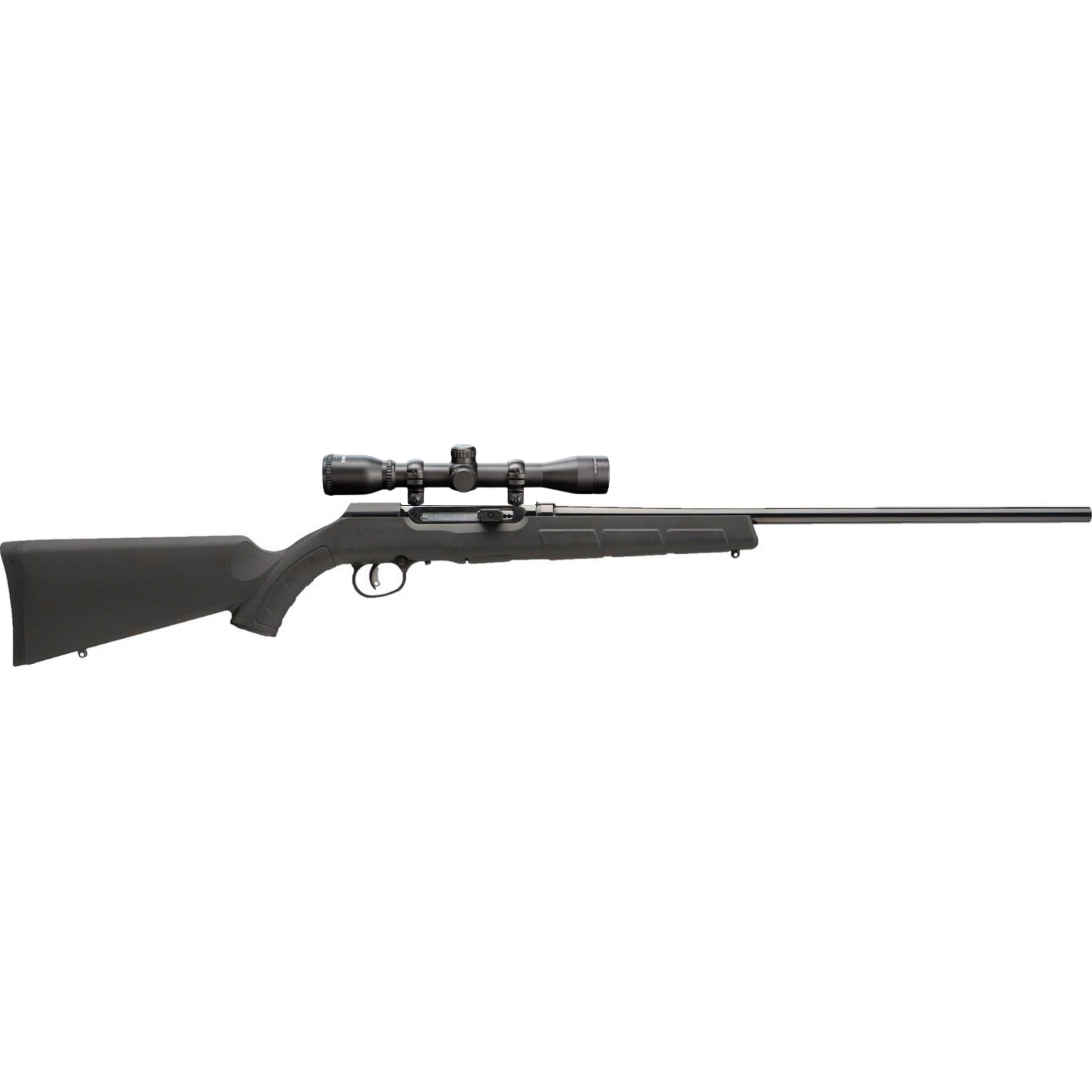 "A22" cal .22 LR semi-automatic rifle with scope