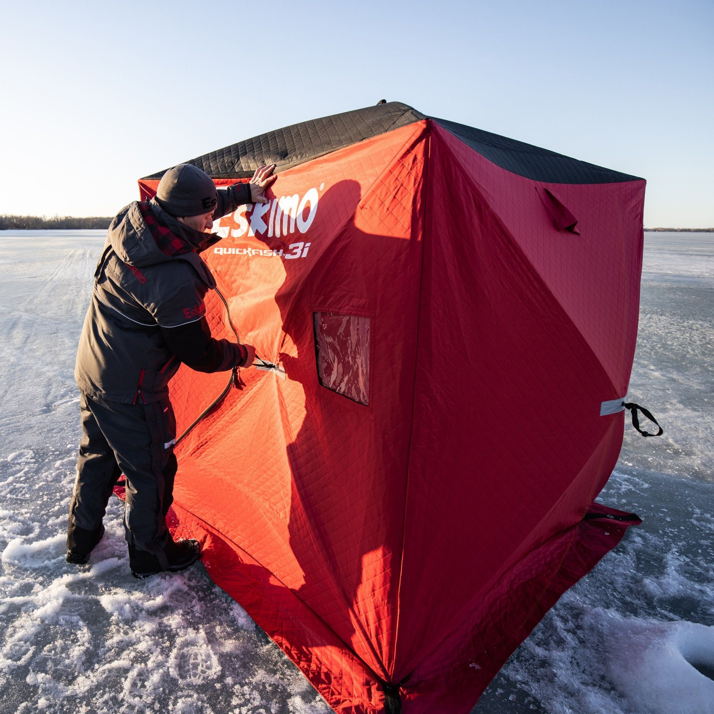 NEW Eskimo QuickFish 3i INSULATED Man Ice Shelter Fishing Portable Tent  Shack 12642011337