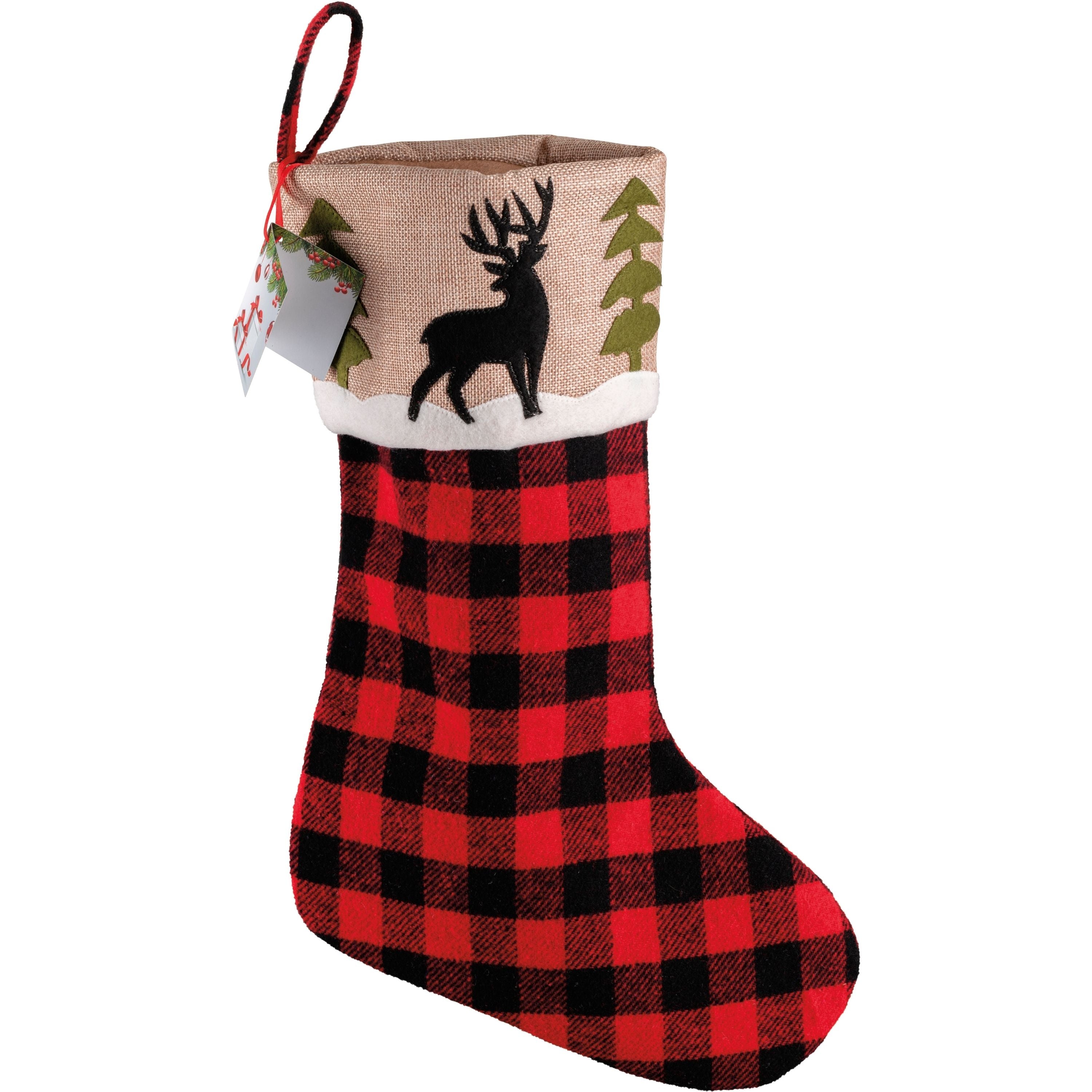 Bas de Noël avec carte||Christmas sock