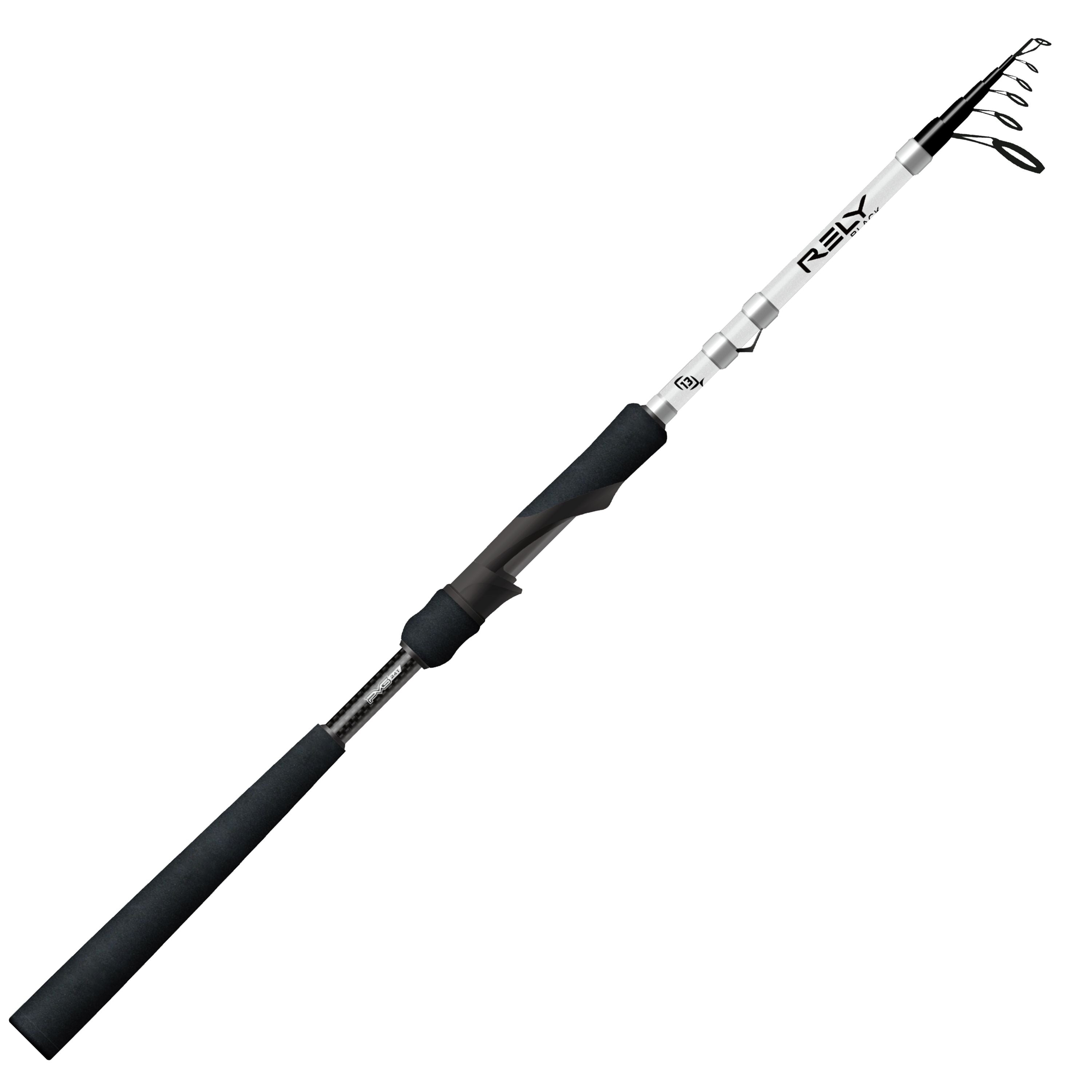 Rely Black Telescopic spinning rod
