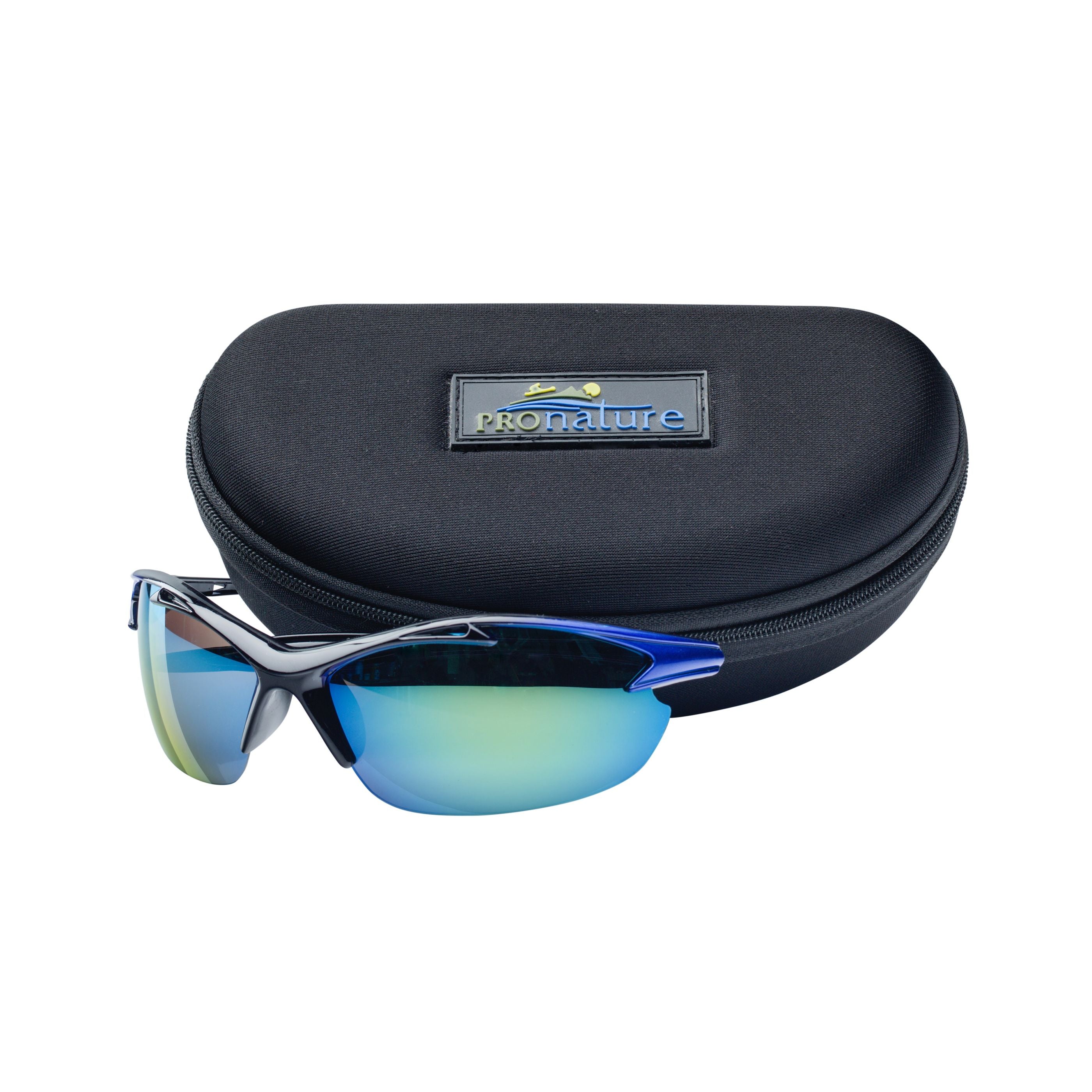 "Blue flash" polarized sunglasses
