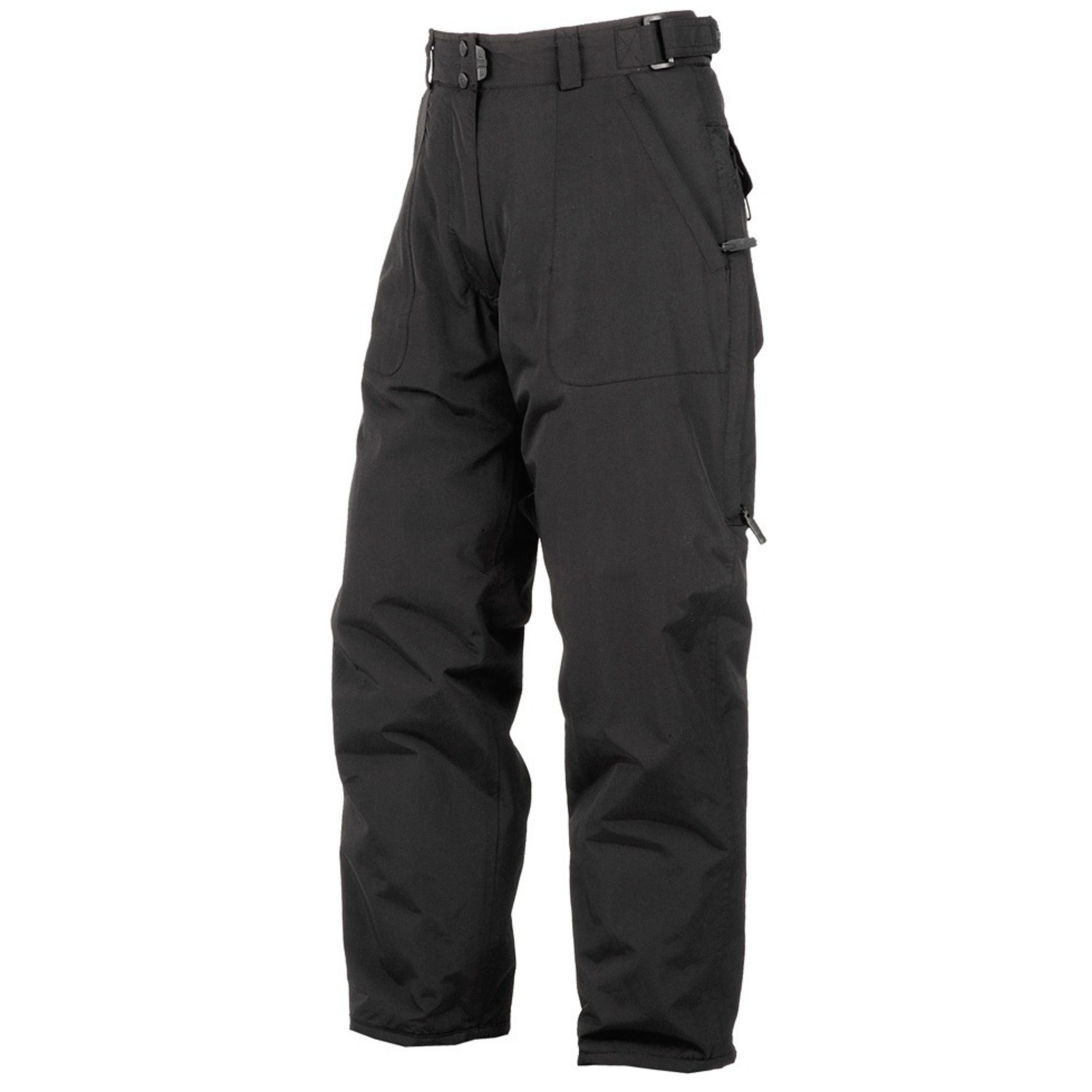 MEILONGER Pantalon de neige d'hiver léger et chaud avec poches, imperméable  et coupe-vent, Gris foncé., 8 : : Mode