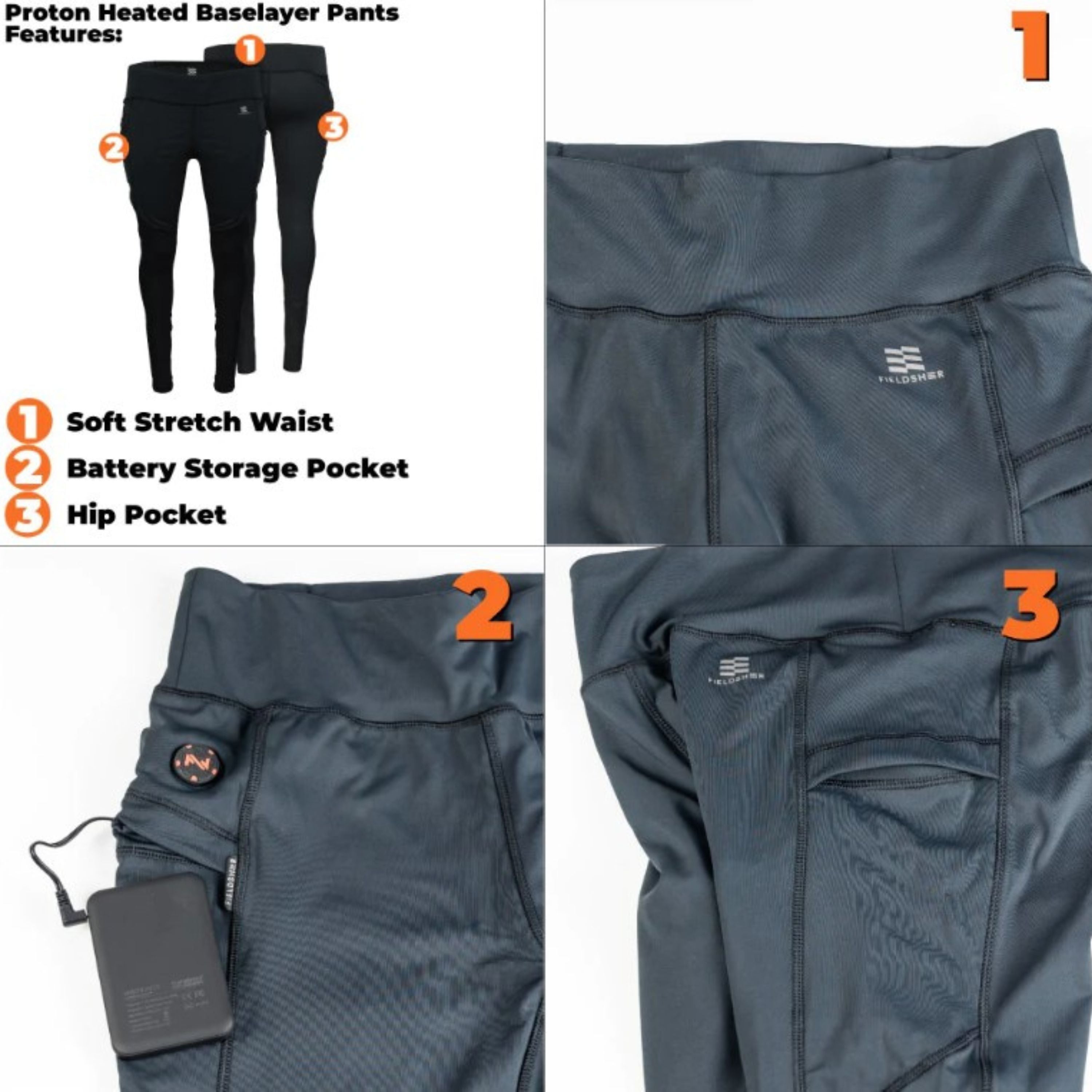 Pantalon sous-vêtement chauffant Primer 7,4V - Homme — Groupe Pronature