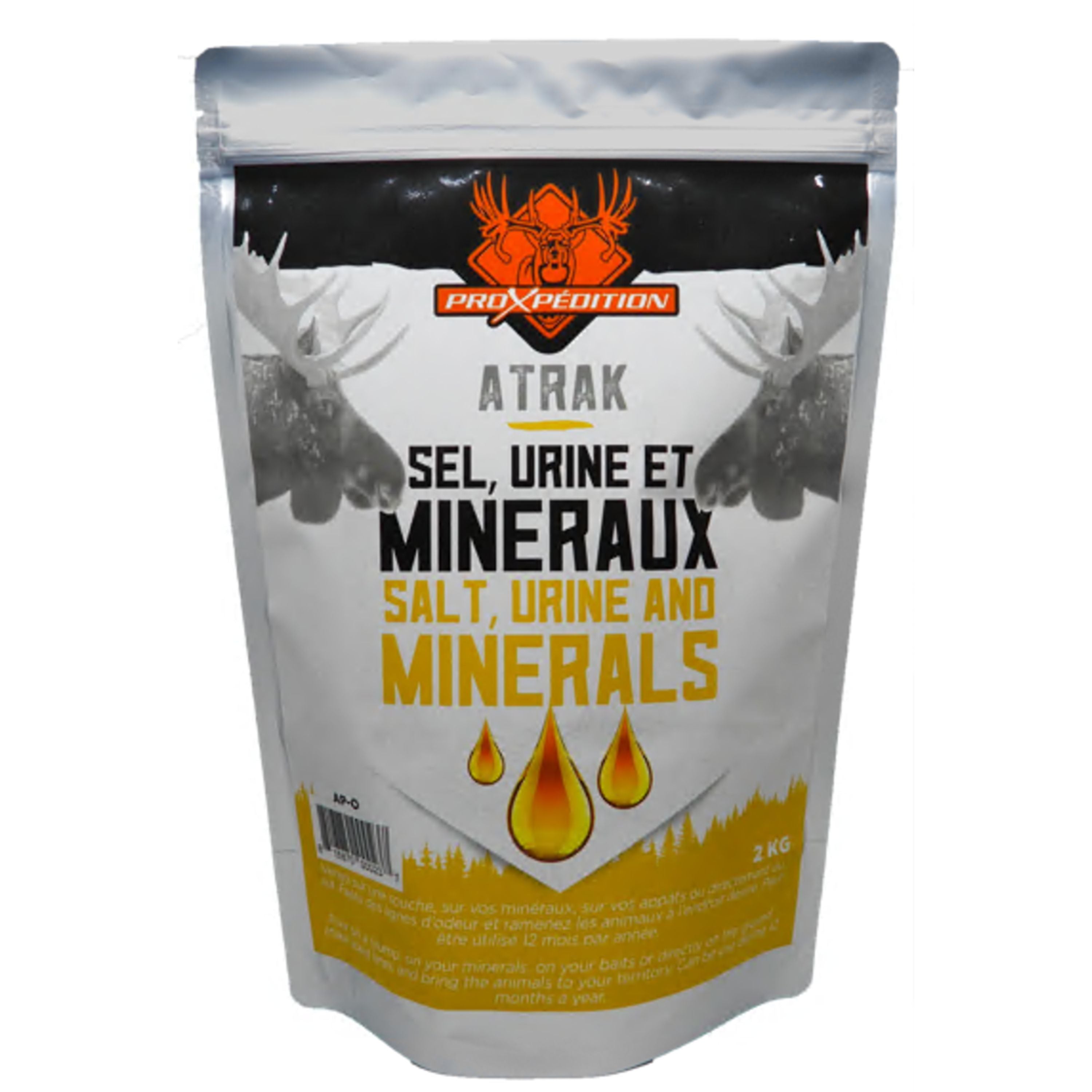 Sel et minéraux avec urine synthétique "Atrak" - 2 kg