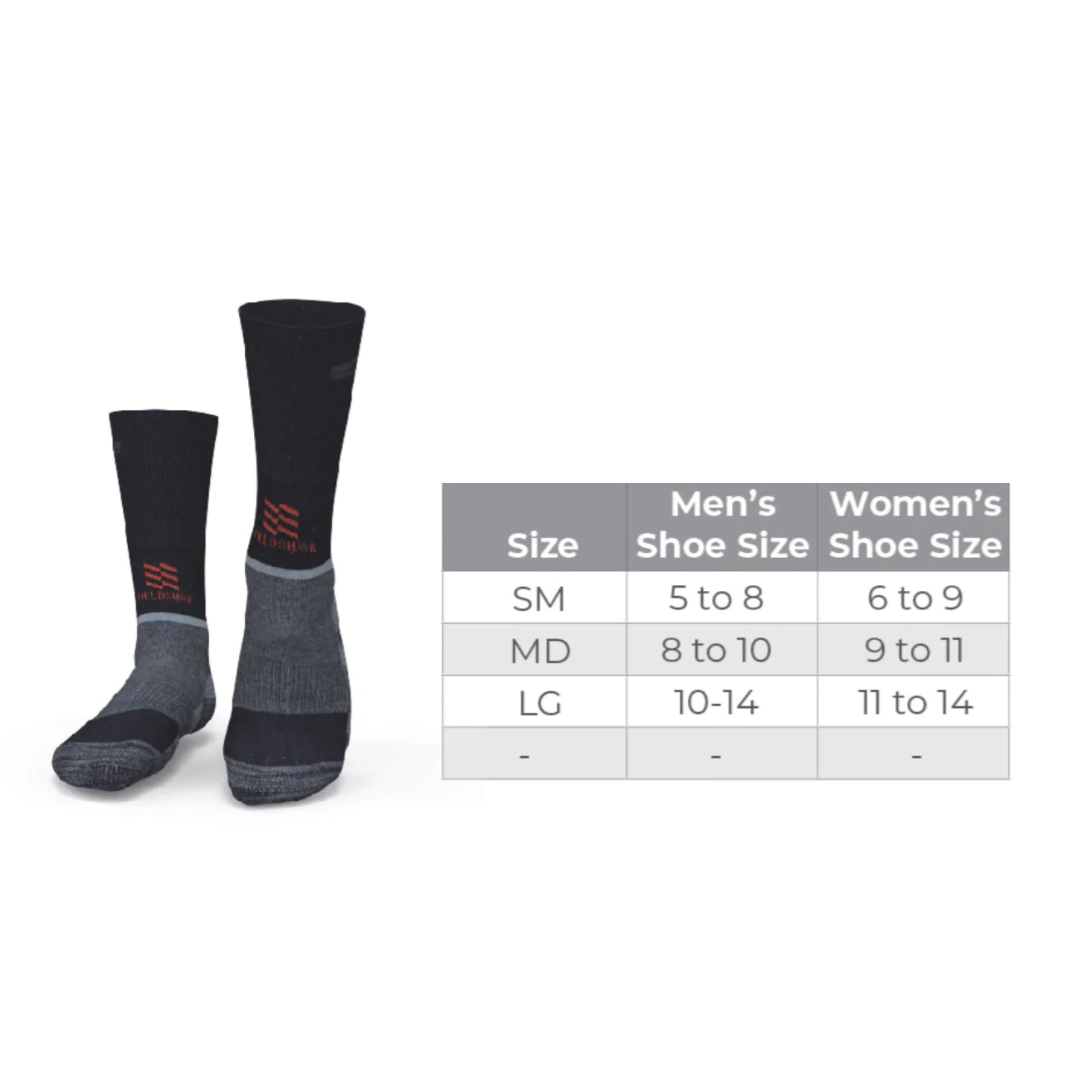 Chaussettes chauffantes mérinos Premium 2,0 - Femme||Premium 2.0 Merino  heated socks - Women's
